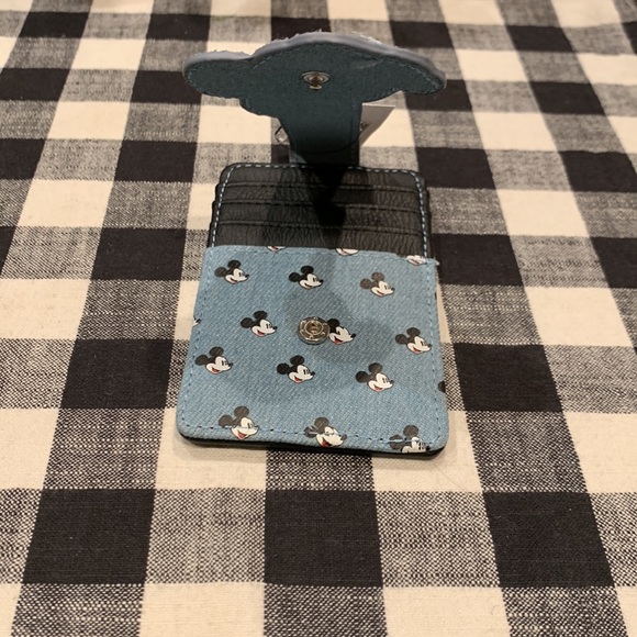 Disney Mickey Mouse Denim ID Wallet - Picture 2 of 5